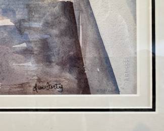 Original watercolor painting by local MN artist Lisa Fertig