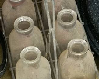 Vintage Milk Bottle Carrier