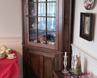 Vintage Corner Cabinet