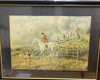 Fox Hunt Art