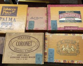 Vintage Cigar Boxes
