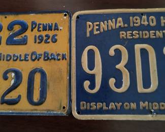 Vintage Fishing License