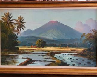 Frederick Kasenda large original oil. Well listed artist. Painting dated 1932