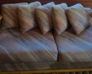 Wicker sofa