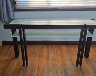 Glass Window/ Console Table