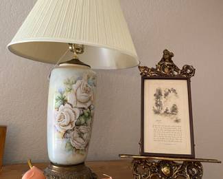 Hand painted lamp
