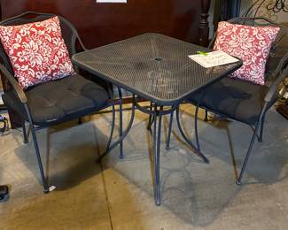 Patio table and chairs