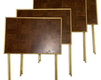 4 Vintage MCM TV Trays