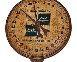 Vintage Purina Feed Saver Cow Culler Scale