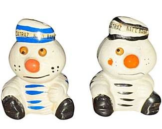 Alcatraz Salt Pepper Shakers