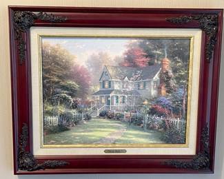 65 ThomasKincaidVictorianGardenIIWithCOA