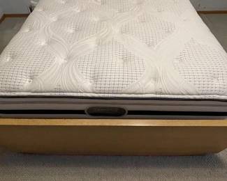 74 MahoganyAssocIncQueenBedframeMattressBoxspring