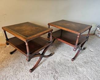 7 SetOfVintageWeimanMahoganyEndTables