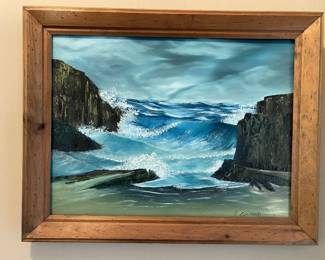 44 BreakingWavesbyCEllenwoodOilonCanvas