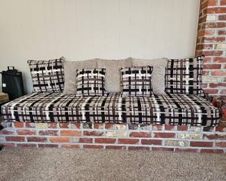 11 FlexsteelRetroPlaidLargeCushionAccentPillows