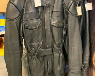 Beautiful authentic vintage European padded motorcycle jackets!