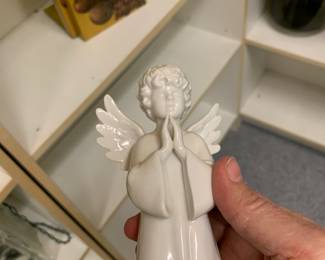 Porcelain praying angel