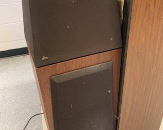 Vintage DBX 4-sided top, double sided base floor speakers