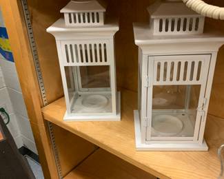 Vintage IKEA hurricane lanterns