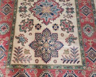 Hand Dyed Cotton, Hand Knotted Persian Carpet