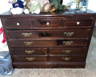 Ethan Allen Old Tavern pine chest.