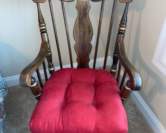 Colonial rocking chair.