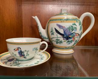 Hermes  Porcelain Limoge “Toucans” 