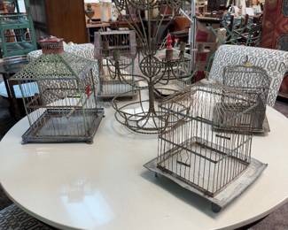 Collection of Antique Bird Cages