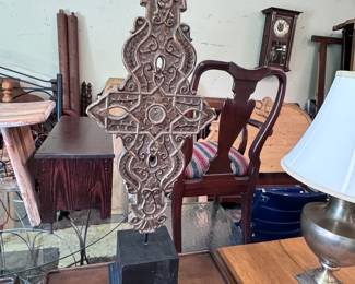 Decorative Cross Sculpture