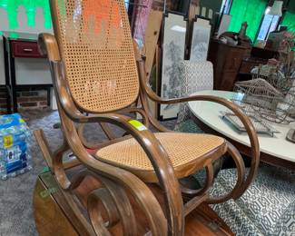 Bentwood Rocker w/ Caning
