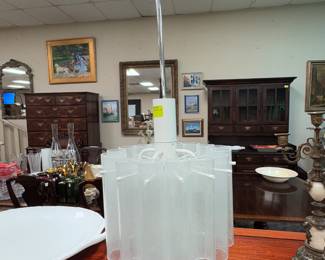 Modern Frosted Glass Tube Light Fixture 