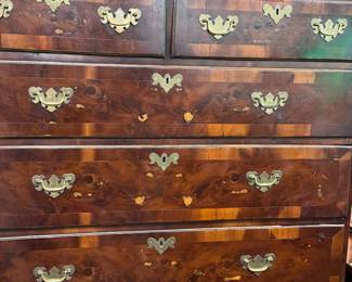 Detail of Burled wood veneer