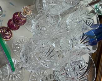 Set Cut Crystal Stems