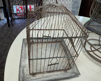 One of Several Antique Birdcages