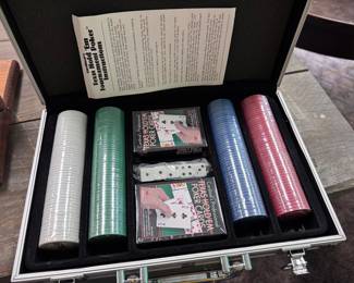 Detail of Interior w/ Dice, Chips, etc.