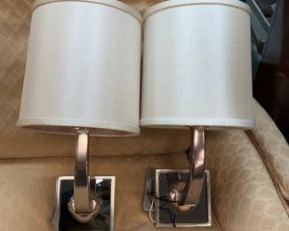 Pair Modern Wall Sconces