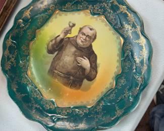 Decorative Portrair Plate - Friar