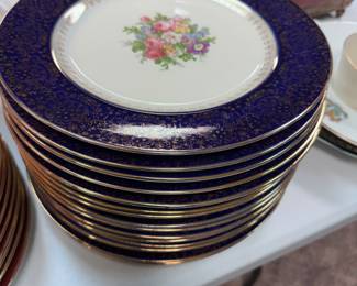 Large Stack Homer Laughlin Decorative Plates