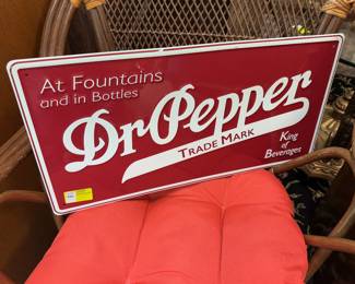 Dr Pepper Metal Sign