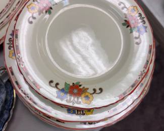 Selection of Art Deco China Signed Palissy England