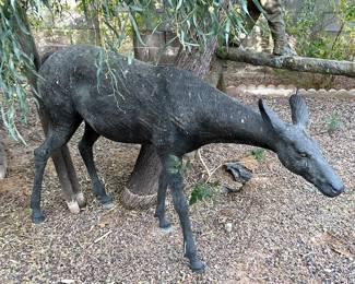 Solid Bronze Deer, life sized!