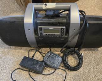 Sirius Radio boom box player