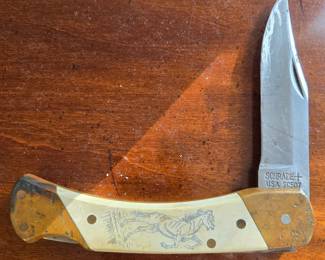 Schrade Scrimshaw Knife SC507