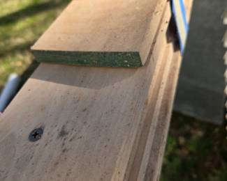 1/2" x 3 1/2" × 120" solid wood trim