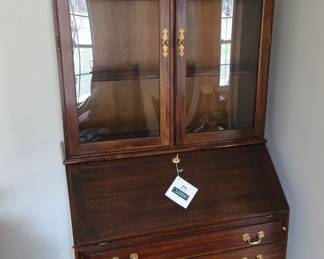 Crescent Gallatin TN Solid Mahogany Wood Secretary 