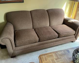 Upholstered sofa 84"W