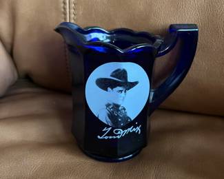 Tom Mix cobalt blue creamer