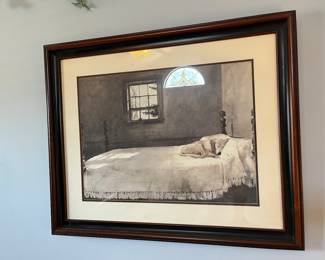 Framed wall decor.....