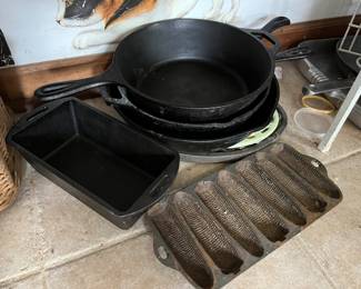Cast iron pans