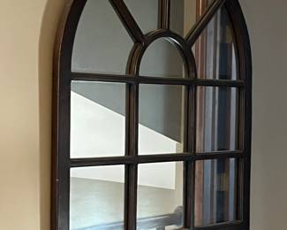 Windowpane wall mirror